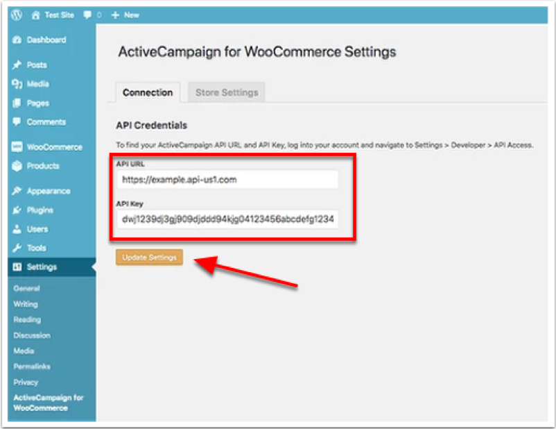ActiveCampaign for WooCommerce Settings